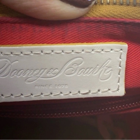 Dooney & Bourke Vintage Spring Yellow Petunia Floral Hobo Bag - Picture 7 of 9